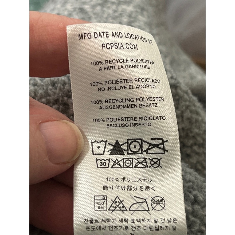 Patagonia Better Sweater Pullover Womens XXL Grey Excellent 1/4 Zip Fleece SLC - Picture 10 of 15